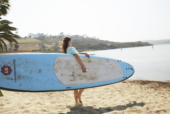 SUP at Carlsbad beaches