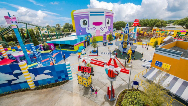 An overview of Lego Movie World at Legoland Florida. (Courtesy of Legoland)