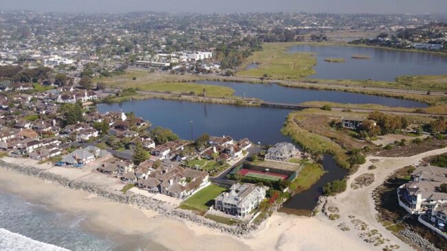 Buena Vista Lagoon is located in northern Carlsbad