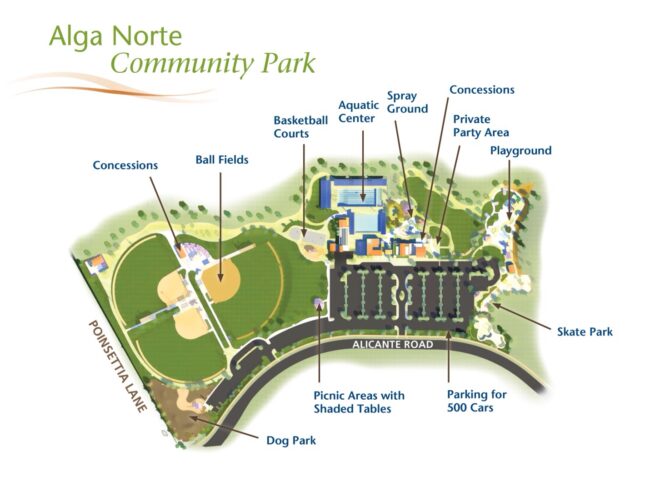 Alga Norte Community Park is one of Carlsbad’s largest parks.
